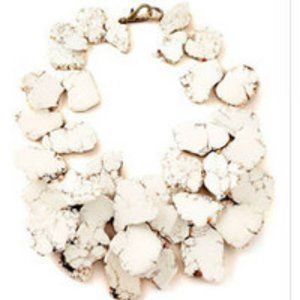 NEST Clustered Howlite Necklace - NEW WITH TAGS - RARE EXCELLENT GIFT IDEA